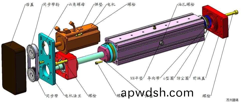 TJEN075直线/折返电动缸